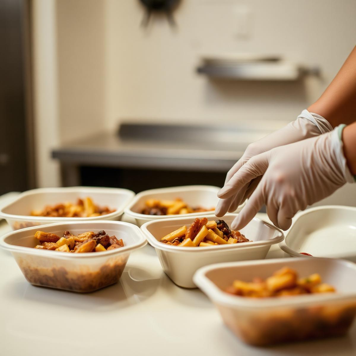 Inside the Foi's Kitchen prep area